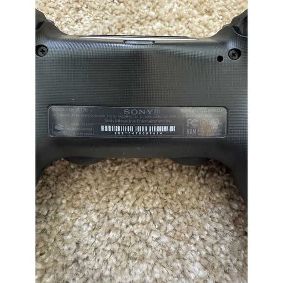 Sony CUH-ZCT2U Wireless DualShock Controller for Playstation 4 - Black -Untested - Picture 2 of 5